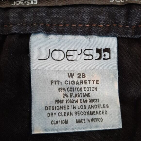 JOE'S JEANS | Cigarette Straight Narrow Slim Dark Jeans Sophia Wash Sz 28 - Picture 9 of 11